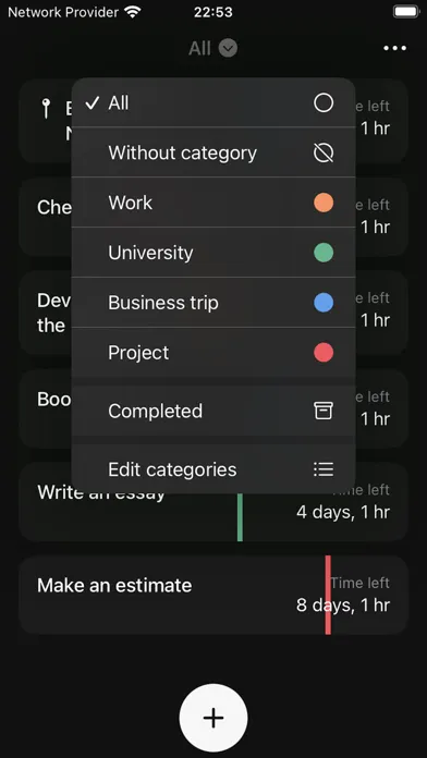 تصاویر Deadline App